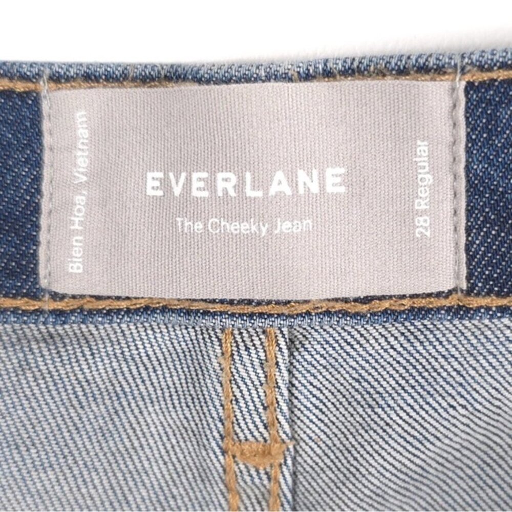 EVERLANE THE CHEEKE JEANS High Rise Size 28 Regular - Picture 3 of 10